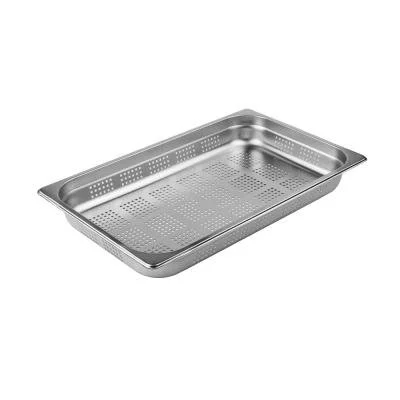 Гастроемкость Катунь КТ-ГП1/1-065, 530х327х65мм1/1*65, нерж, 8,6л, перфорированная