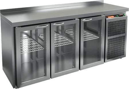 СТОЛ C ОХЛ.ШКАФОМ СО СТЕКЛ.ДВЕР.HICOLD SNG 111 BR2 HT