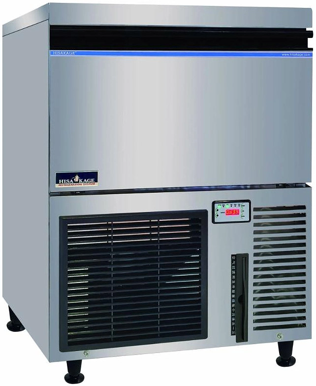 Льдогенератор EKSI серии Cube, модель Cube LLC-50, кубиковый лёд