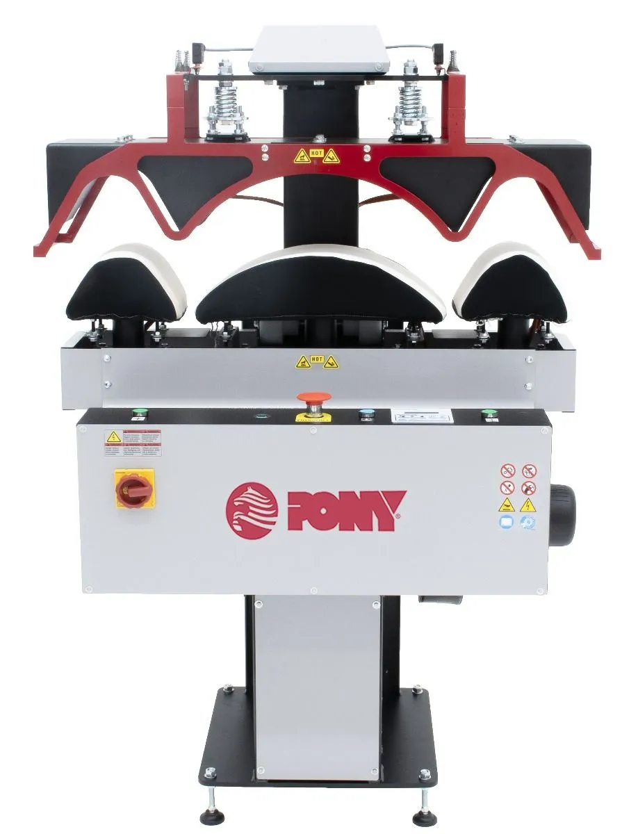 Пресс гладильный Pony серии SMART для воротничков и манжетов, паровой нагрев