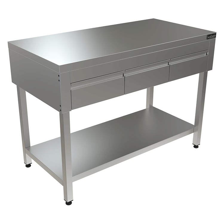 СТОЛ С ВЫДВИЖНЫМИ ЯЩИКАМИ КОБОР СПЯ-150/70/П