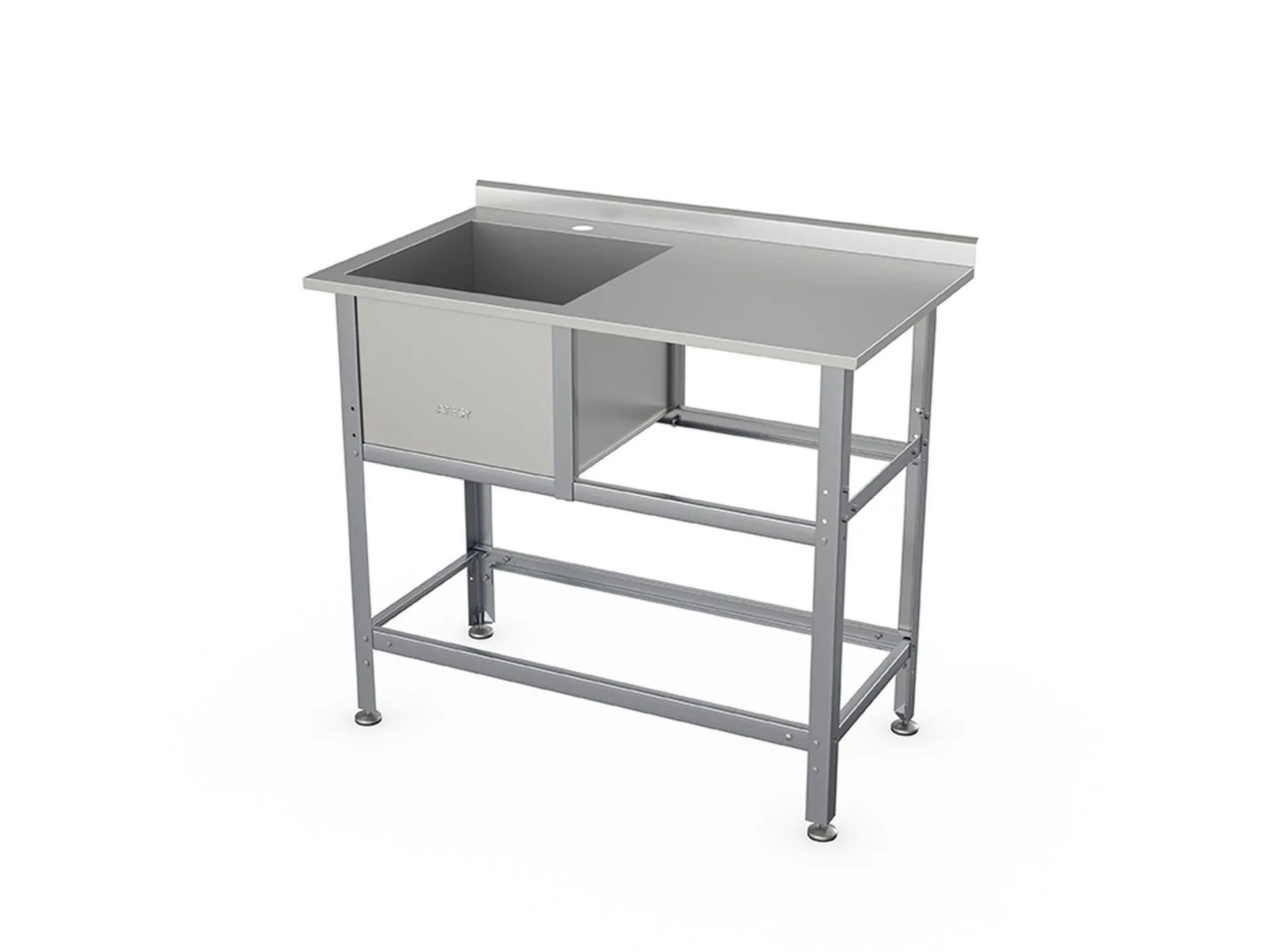 Ванна моечная со столом ВМС-1/600 с бортом