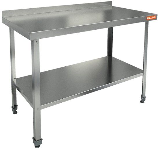 НСО-10/7БП ЭН стол произ.пристен. с полкой, HICOLD RUS