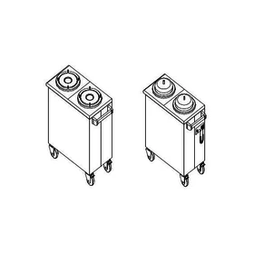 Диспенсер для тарелок Kovinastroj (Kogast) 2TCC27-V 40224