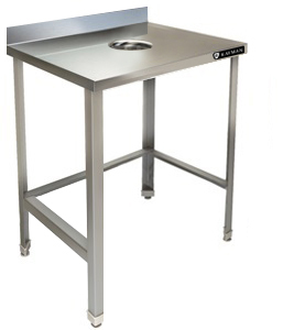 СТОЛ ДЛЯ СБОРА ОТХОДОВ ПРИСТЕННЫЙ KAYMAN СП-455/0606