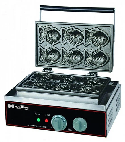 Вафельница для японских вафель (тайяки) Hurakan HKN-GES6F
