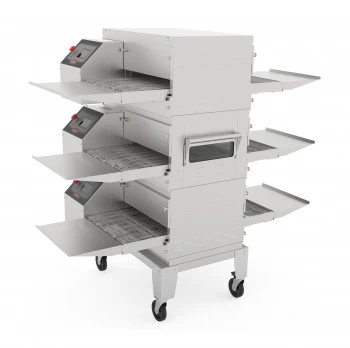 Печь электрическая для пиццы ПЭК-400П с дверцей, конвейерная