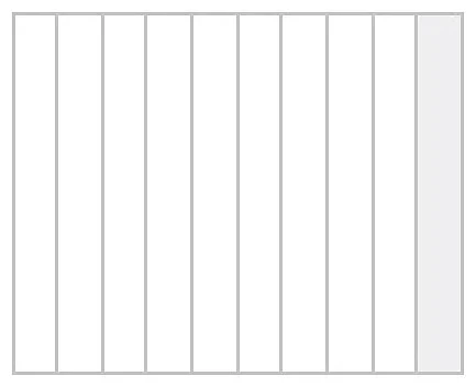 Vitella S.r.I.unip. Решетка на 10 ячеек (50х400мм) д/маш. тестоделит. серии SQG