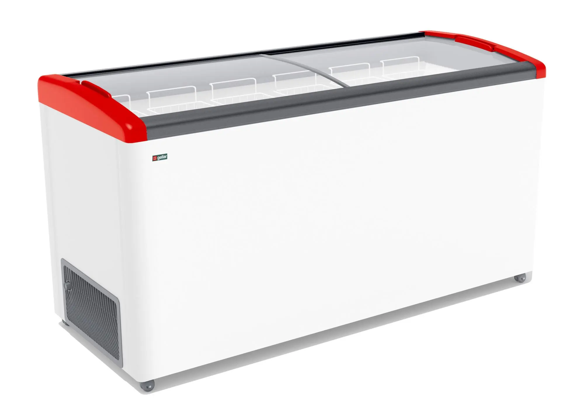 Морозильник горизонтальный т.м. GELLAR серия ELEGANCE, модель FG 600 E (красный)