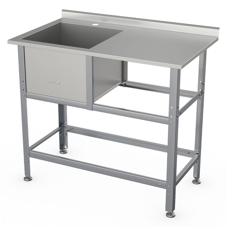 Ванна моечная Атеси ВСМС-Б-1Л.430-1010.580-1-02