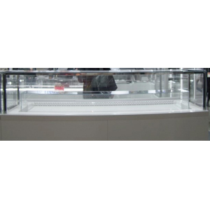 Витрина тепловая напольная Финист Maria Mw-21-9 фасады МДФ белые