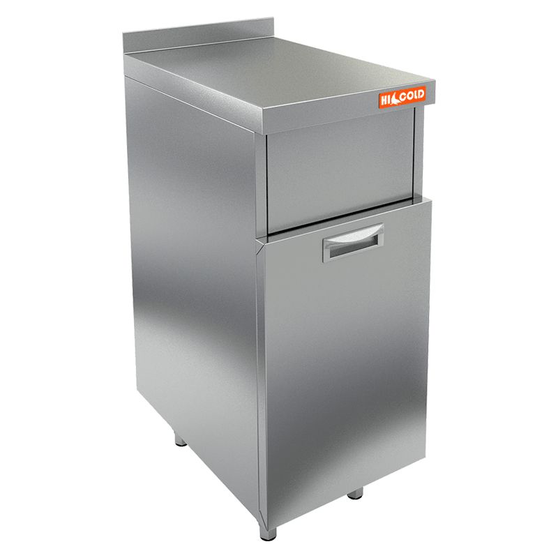 НБММБ-4/6БВ модуль барный с бортом с выдвижной секцией для мусорного бака с верхн. фартуком