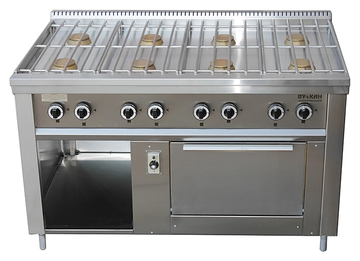 Плита Вулкан-Heidebrenner ПРГ-IIA-8М ДШ серия Standart 700, 82413, газовая