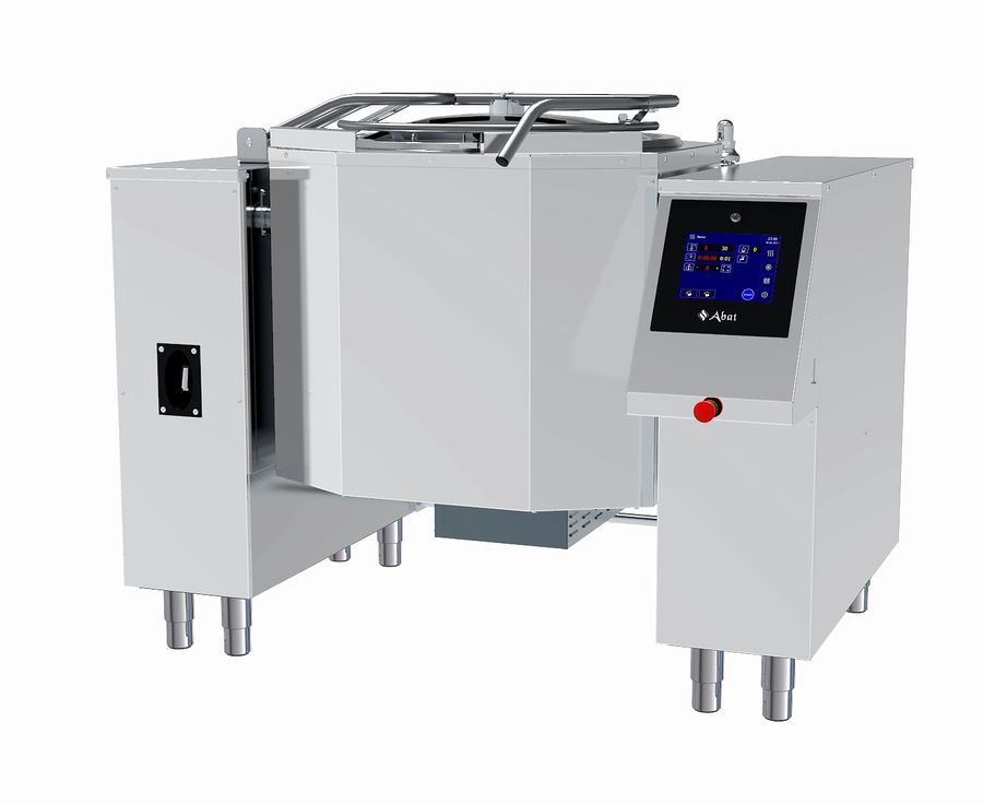 Котел пищеварочный КПЭМ-100-ОМП-В на регулируемых опорах