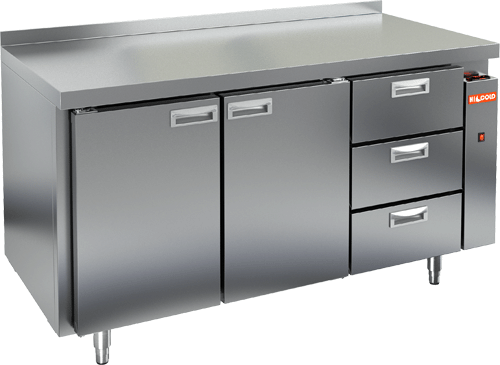СТОЛ С ХОЛОДИЛЬНЫМ ШКАФОМ HICOLD GN 113/TN P