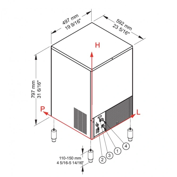 Льдогенератор Brema CB 425W HC