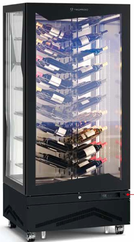 ШКАФ ВИННЫЙ ВЕНТ.МЕТАЛ. TECFRIGO MARILYN 651 WINE-VISION