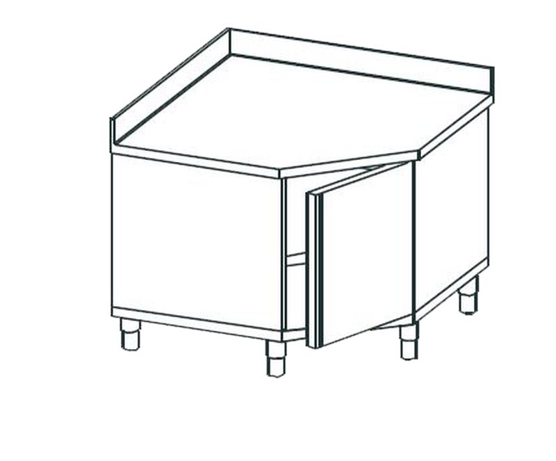 СТОЛ УГЛОВОЙ ЗАКРЫТЫЙ APACH CHEF LINE LWT711SH2HDU
