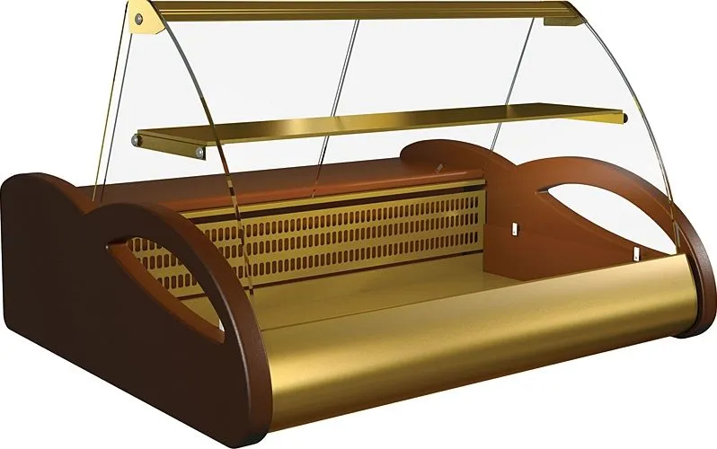 Витрина холодильная серии A87 SM 1,0-1 (ВХС-1,0 Арго) (brown&gold)