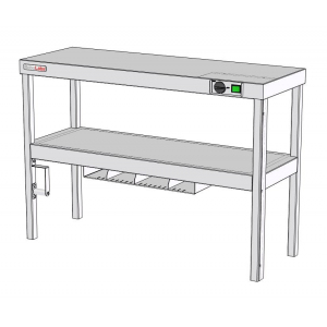 Полка тепловая настольная RoboLabs ПНПК2-100/7-В70-Д