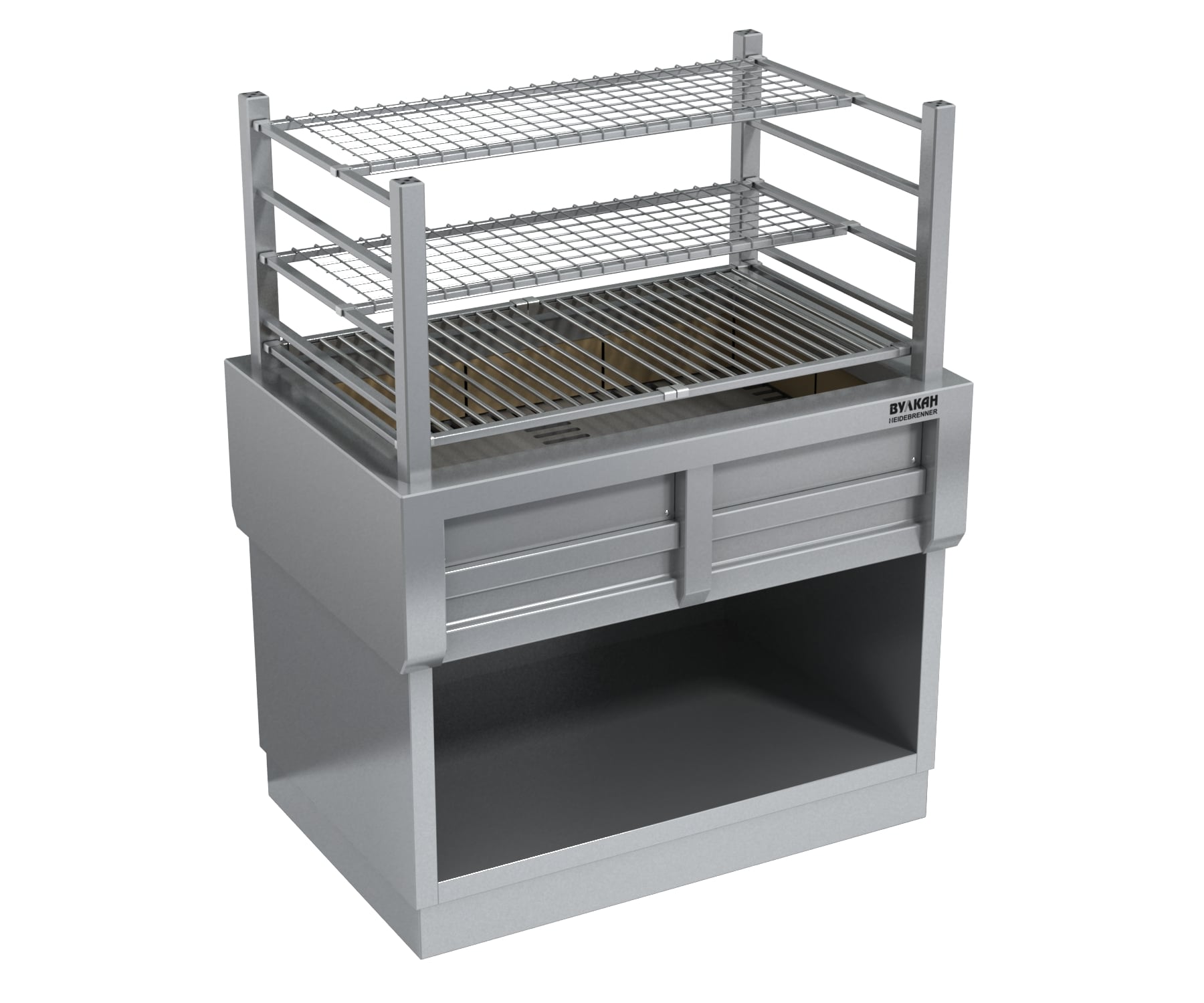 ГРИЛЬ УГОЛЬНЫЙ РОБАТА "ВУЛКАН-HEIDEBRENNER" ETV02 "САППОРО" 5121