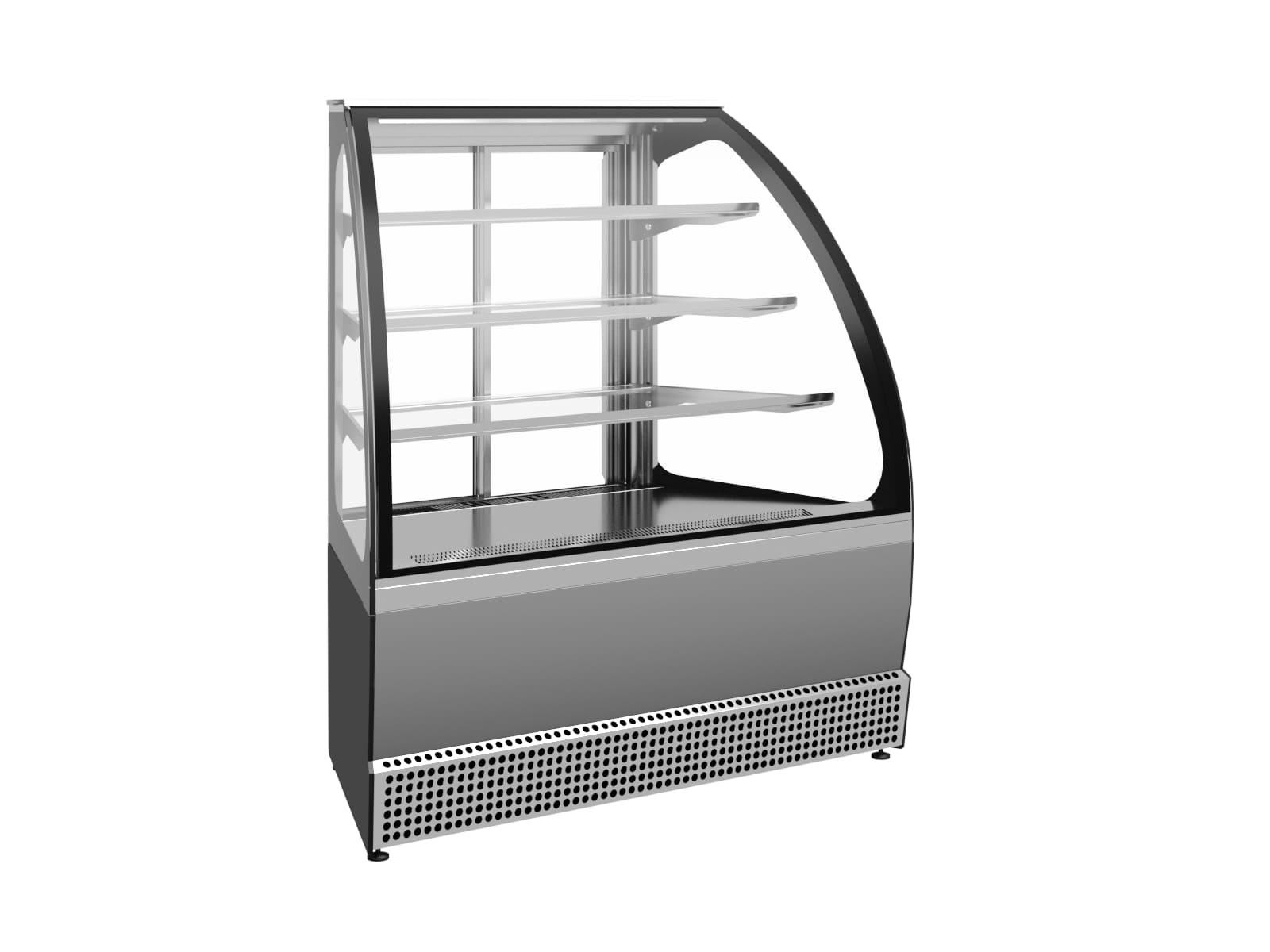 ВИТРИНА ХОЛОДИЛЬНАЯ VENETO VS-UN, НЕРЖ, (УГОЛ НАРУЖНЫЙ), РАЗДВИЖНАЯ ДВЕРЬ