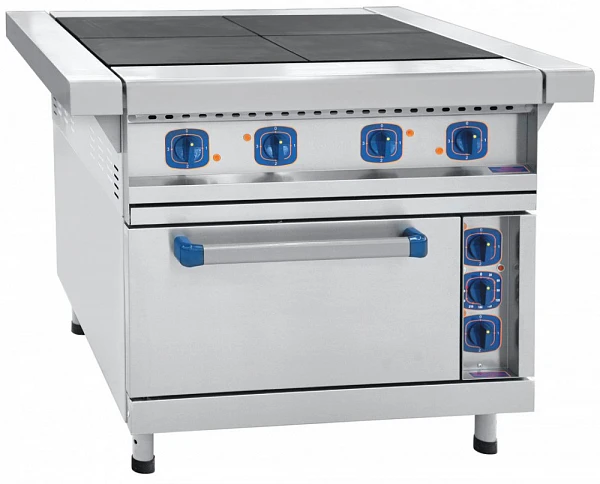 Плита электрическая Abat ЭП-4ЖШ-01 (нержавеющая сталь)