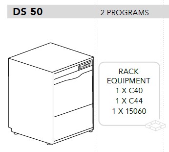 МАШИНА ПОСУДОМОЕЧНАЯ DIHR DS 50+DDE+XP