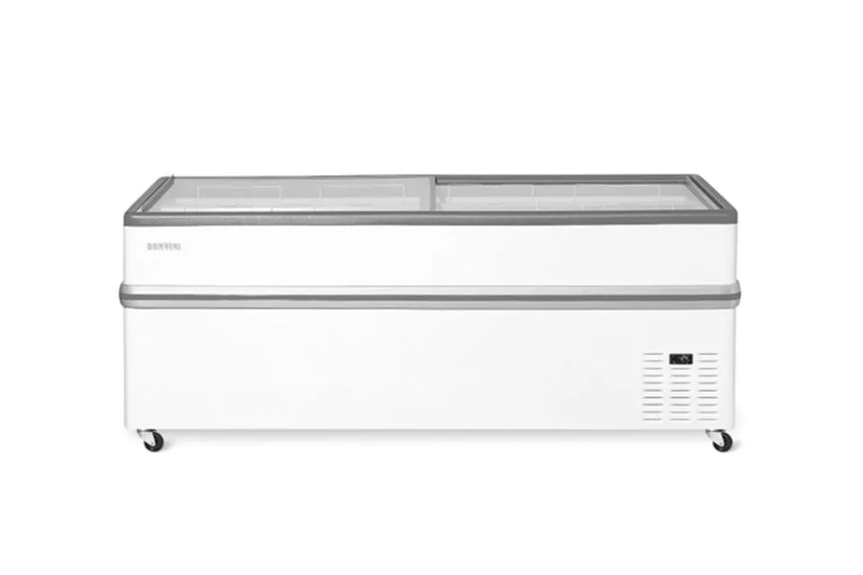 Ларь-бонета модель "Bonvini BF" 2100 L со съемными створками, серый