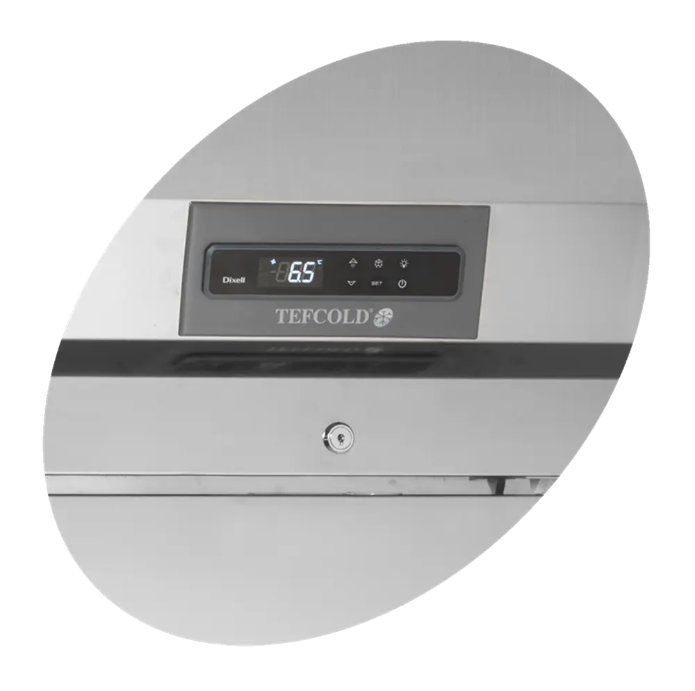Шкаф морозильный с глухой дверью TEFCOLD RF710 нержавеющий