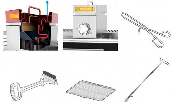 Печь на твердом топливе (хоспер) Josper HJX-PRO-M120-TD