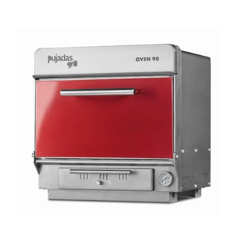 Печь на древесном топливе Pujadas OVEN 90, красный