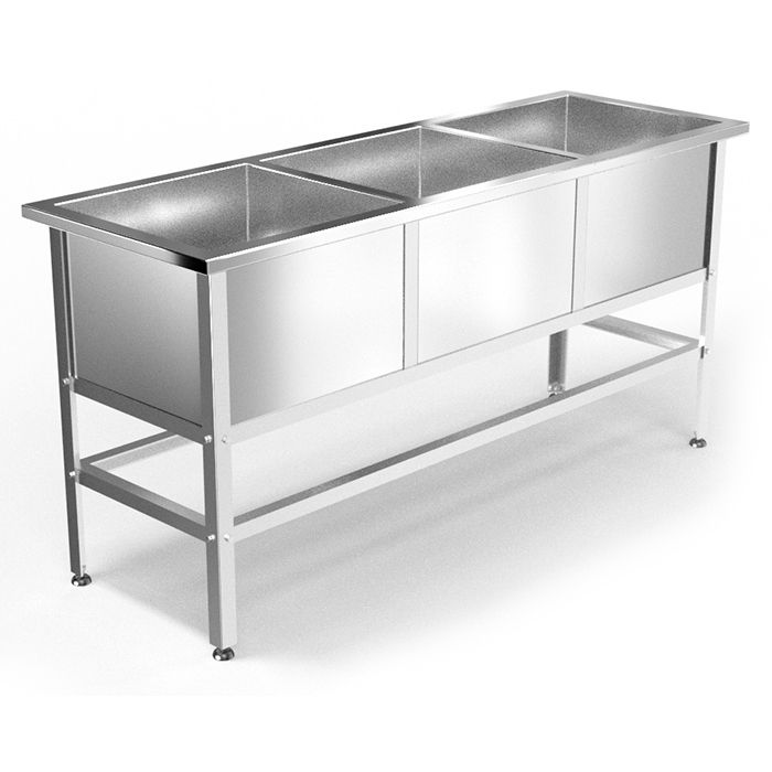 Ванна моечная GPsteel ВМ-3/430-э-(GP)