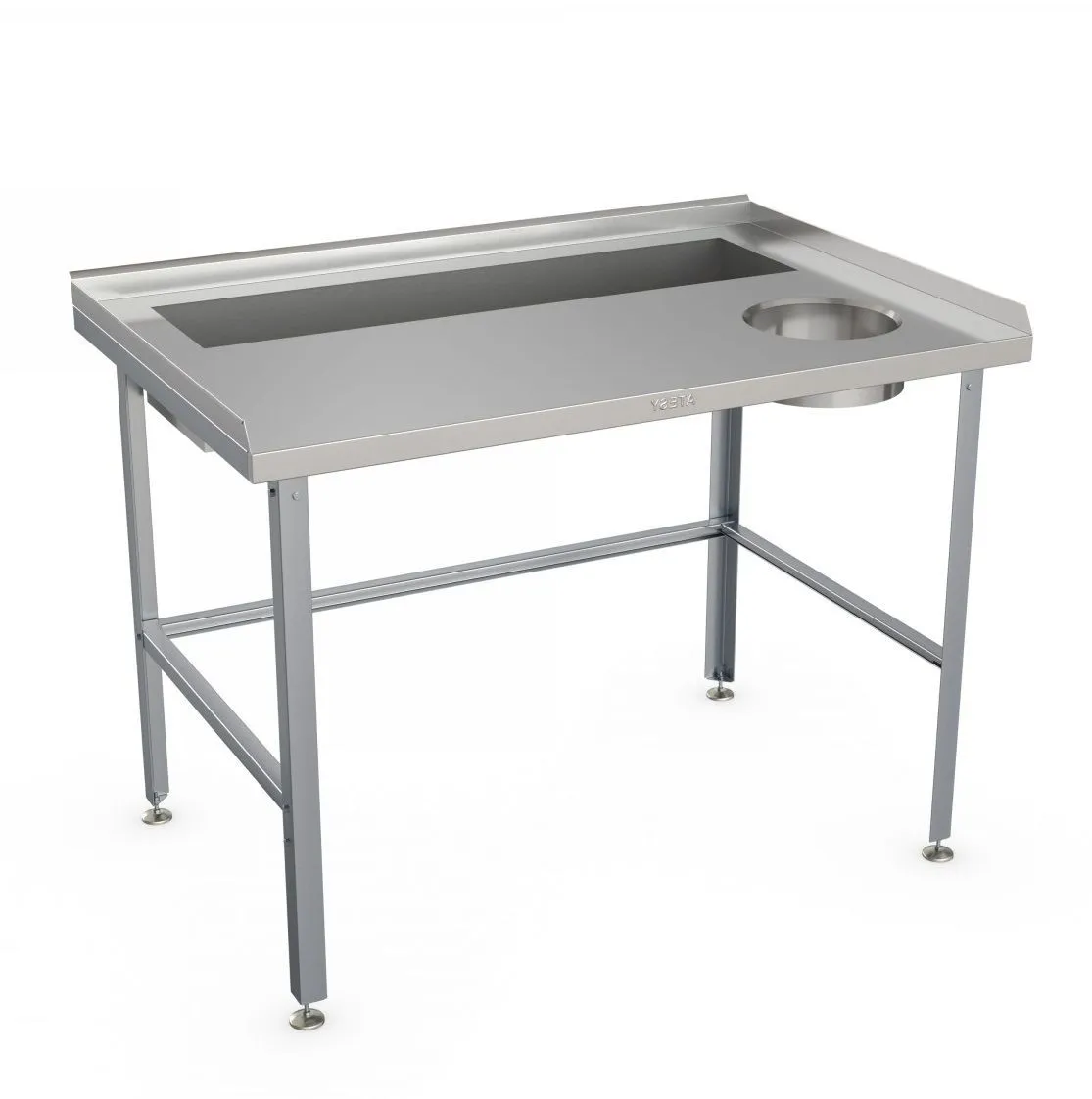Стол для обработки овощей Atesy СО-С-1-1200.800-02 (СО-1/1200/800)