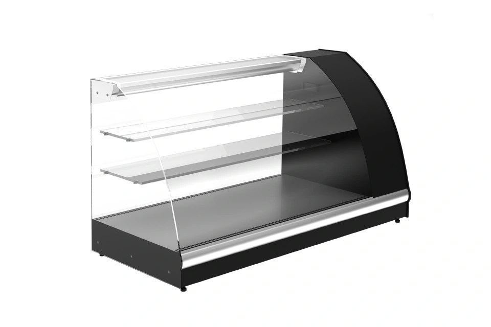 Витрина холодильная серии A57 VM 1,2-1 (ВХС-1,2 Арго XL) (black&steel)