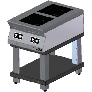 Плита индукционная тип ПИ, модель ПИ29П–3,5 без воздуховода, на крашеной подставке