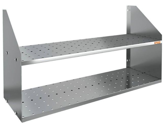 НПД-10/4 П полка настен. двойная с перфорацией, HICOLD RUS