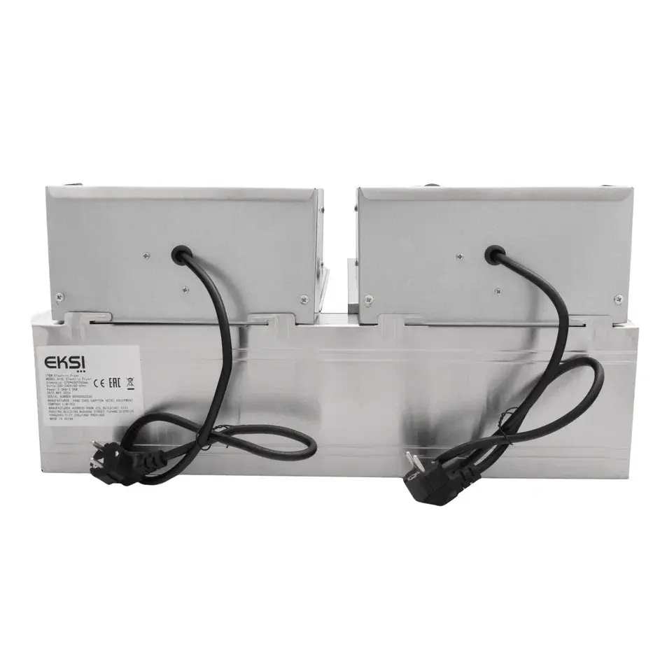 Фритюрница электр. т.м.EKSI, модель 6+6L Electric Fryer