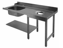 СТОЛ Д/ГРЯЗНОЙ ПОСУДЫ APACH 1200ММ 75441