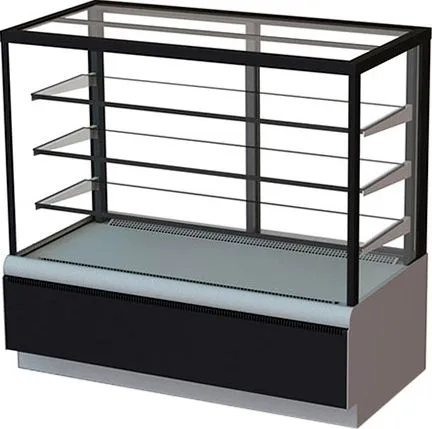 Витрина кондитерская Полюс KC70 VM 1,3-1 LIGHT (ВХСв - 1,3д Carboma Cube Техно)
