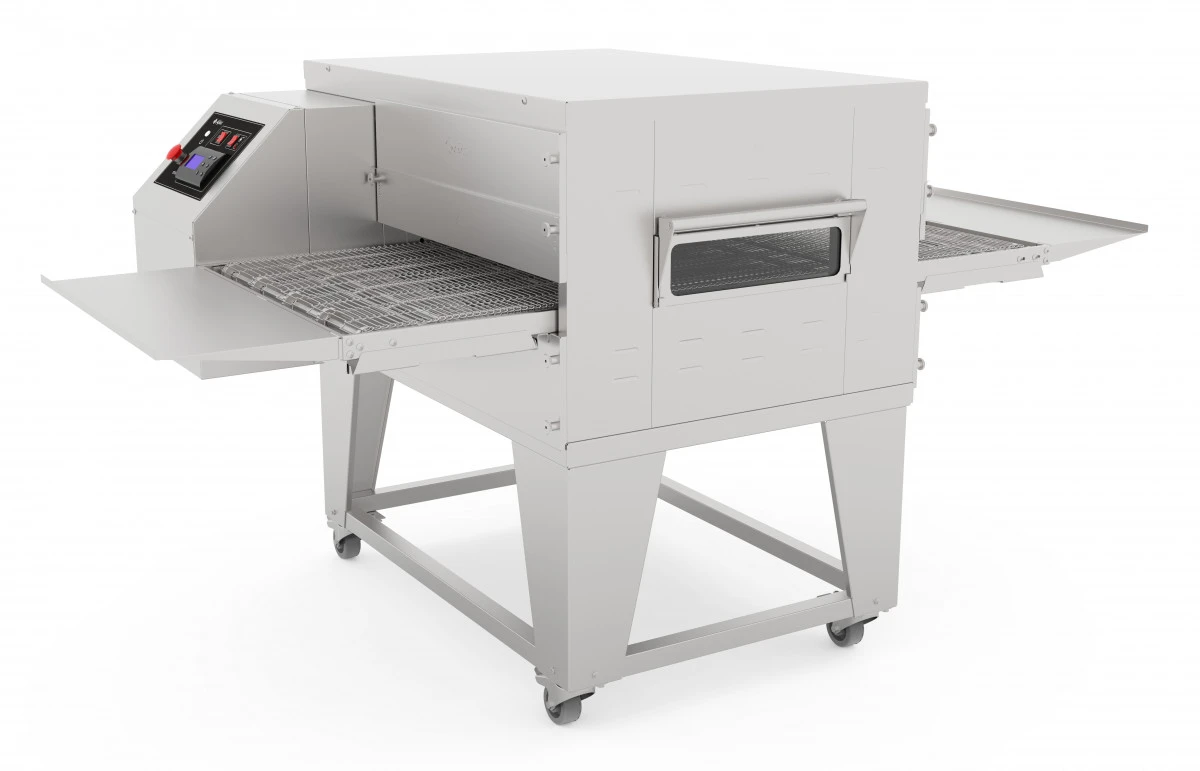 Печь электрическая конвейерная для пиццы ПЭК-600 с дверцей