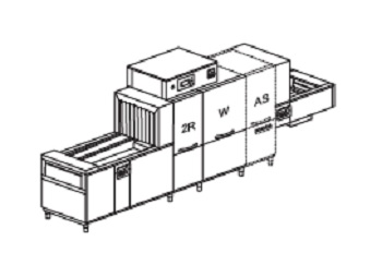 МАШИНА ПОСУДОМОЕЧНАЯ DIHR QX 246 SX+DOS/S+SAN+X-BELT+DRF99M+HRF20/3 ЧАСТИ