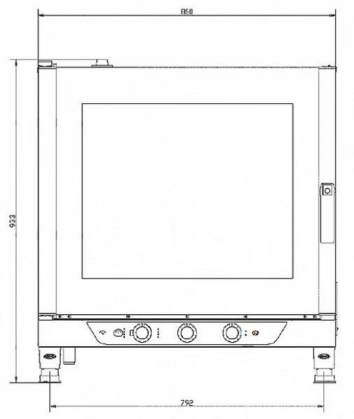 Печь конвекционная электрическая Unox XB 693