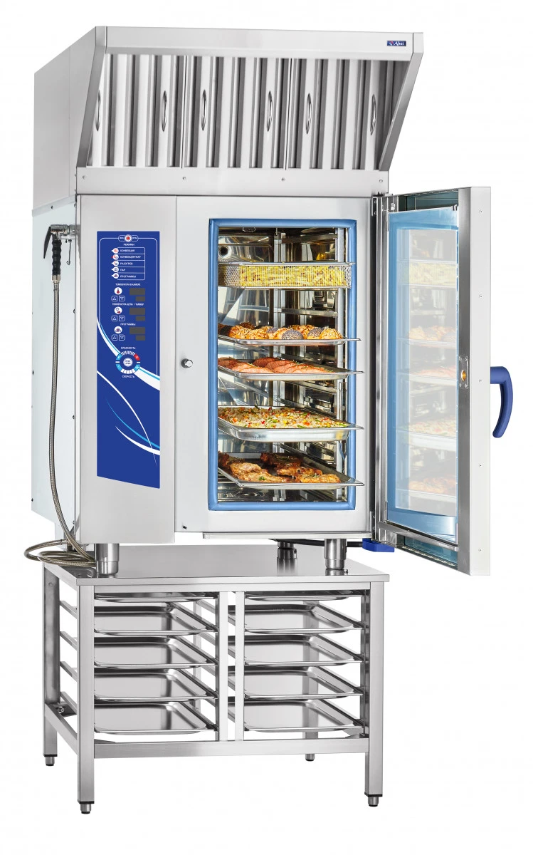 Пароконвектомат Abat ПКА 10-1/1ПМ2 (лицо нерж)