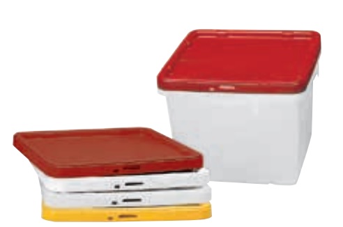 Крышка п/п 40х40 желтая 44041-01