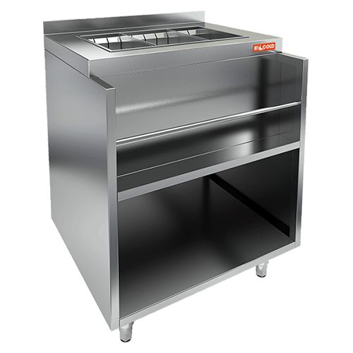 НБМВЛ-6/7Б модуль барный с бортом, с теплоизолир. ванной для льда (376х270х262)