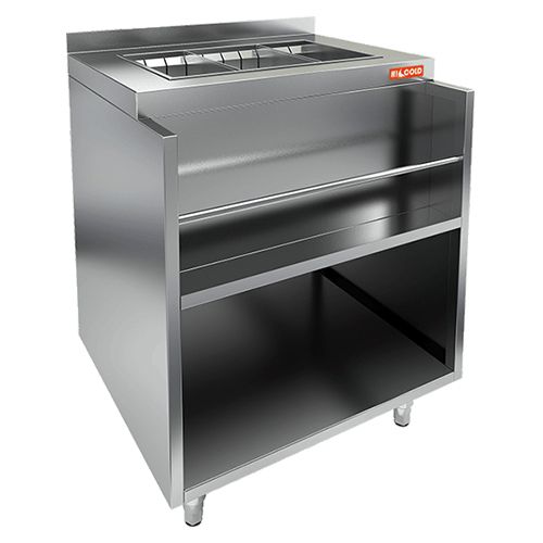 НБМВЛ-7/7Б модуль барный с бортом, с теплоизолир. ванной для льда (476х270х262)