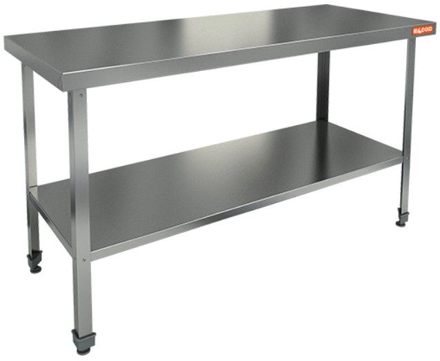 НСО-15/6П ЭЦ стол произ. с полкой (оцин.угол.), HICOLD RUS