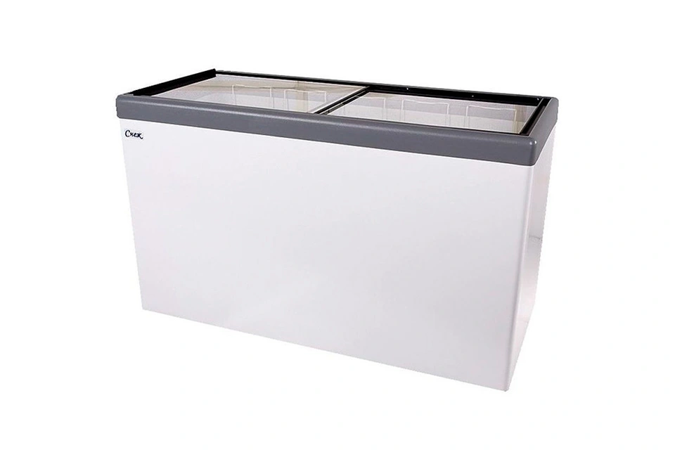 Ларь морозильный "СНЕЖ" МЛП 350 (серый)