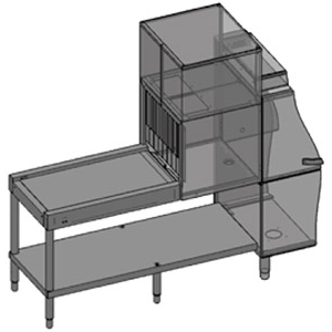 Стол выходной для машин посудомоечных ETS 16 Azimut M00002